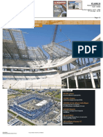 Stade - Bordeaux Assemblage Poteau Circulaire poutreHEA