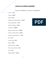 TD #1 - Exercices Sur Le Bilan Comptable