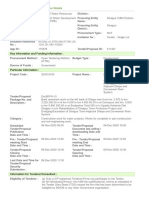 Key Information and Funding Information:: View IFT /PQ / REOI / RFP Notice Details