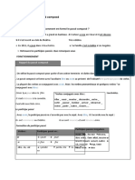 GRAMMAIRE Le Passé Composé