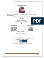 Reduction in Lead Time of Connecting Rod Manufacturing PDF