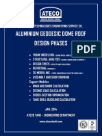 Aluminum Geodesic Dome Roof Design Phases 1 PDF