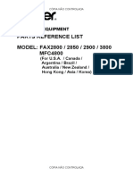 Parts Reference List MODEL: FAX2800 / 2850 / 2900 / 3800 MFC4800