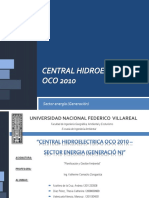 E Central Hidroeléctrica Oco 2010 Sector Energia