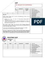 Routing Slip Blank Format