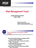 Risk Management Tools: Langley Research Center May 2, 2000