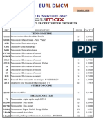 Listing DMCM1 Mars 2018