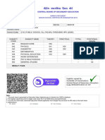 Sagar Tewatia 12th Result