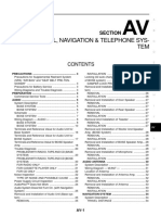 Audio Visual, Navigation & Telephone Sys-TEM: Section