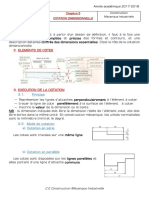 Chapitre 5 Cotation Dimensionnelle