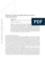 Numerical Results For Gauge Theories Near The Conformal Window