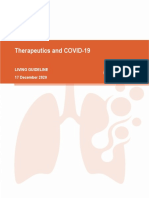 Therapeutics and COVID-19: Living Guideline 17 December 2020