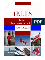 Ielts Task 1 (Academic Exam) How To Write at A 9 Level PDF