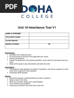 Inheritance Teset V1 2018 PDF