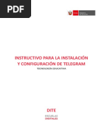 Instructivo Telegram