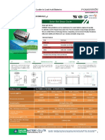 Industry Leader in Lead-Acid Batteries: (12V100AH/C)