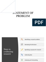 Statement of Problem