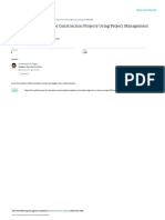 Earned Value Analysis For Construction Projects Using Project Management Scheduling Engine