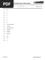 Grade 10 - Life Science - November Paper 2-2 - Memo