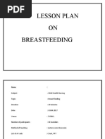 Lesson Plan Breastfeeding PDF