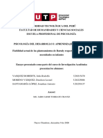 Fiabilidad Actual de Los Planteamientos de Barudy Respecto A La Resiliencia y Necesidades en Infantes