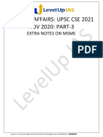 Current Affairs: Upsc Cse 2021 NOV 2020: PART-3: Extra Notes On Msme