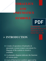 Hydraulics AND Pneumatics Symbols: Presented By: Shashank Jain (A-24) Vipul Jain (A-25) Samar Jain (A-40)