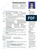 Muhammad Nauman Saeed: PIEAS University Islamabad With Grade A - CGPA: 3.17