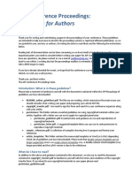 Guidelines For Authors: AIP Conference Proceedings