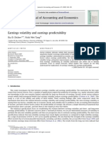 Dichev, A. and Tang, V. 2009. Earnings Volatility and Earnings Predictability.