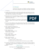 Calculating Tablet Dosages: Dosage Calculations