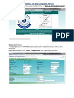 Help Operational Guidelines For New Competent Person: Registration Form