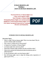 Contemporary Human Rights Law