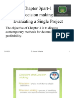 Chapter 3part-1 Decision Making Evaluating A Single Project