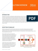 Deception Solution Overview: Deceive. Detect. Defend