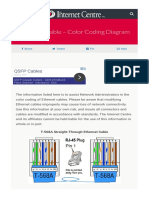 Ethernet Cable - Color Coding Diagram - The Internet Centre