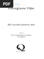 Alt Cuvant Pentru Dor - Georgiana Vaju