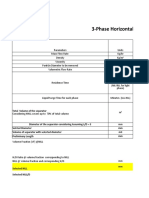 3-Phase Sparator Sizing (Vertical and Horizontal)