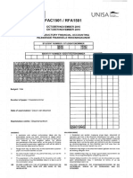 Pastexam FAC1501 Oct 2015