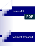 Hydraulics - Sediment Trasport, Incipient Motion Criteriion, Resistance To Flow and Bedforms, Suspended Load Transport