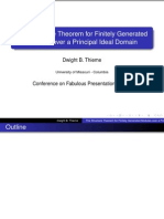 The Structure Theorem For Finitely Generated Modules Over A Principal Ideal Domain