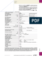 Interface Relays: Output Circuit (RM699BV) - Contact Data