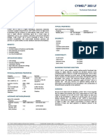 Cymel® 303 LF: Product Description Typical Properties