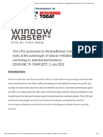 Natural Ventilation The Principles, Benefits and Practicalities