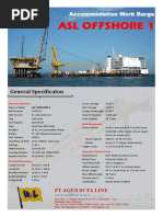 Asl Offshore 1: Accommodation Work Barge