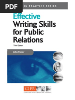 Effective Writing Skills For Public Relations PDF