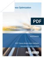 Fico Fico Xpress Optimization Xpress Optimization: Whitepaper