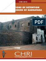 Conditions of Detention in The Prisons of Karnataka