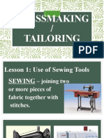 Dressmaking / Tailoring