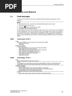 3 Faults and Alarms: 3.1 Fault Messages